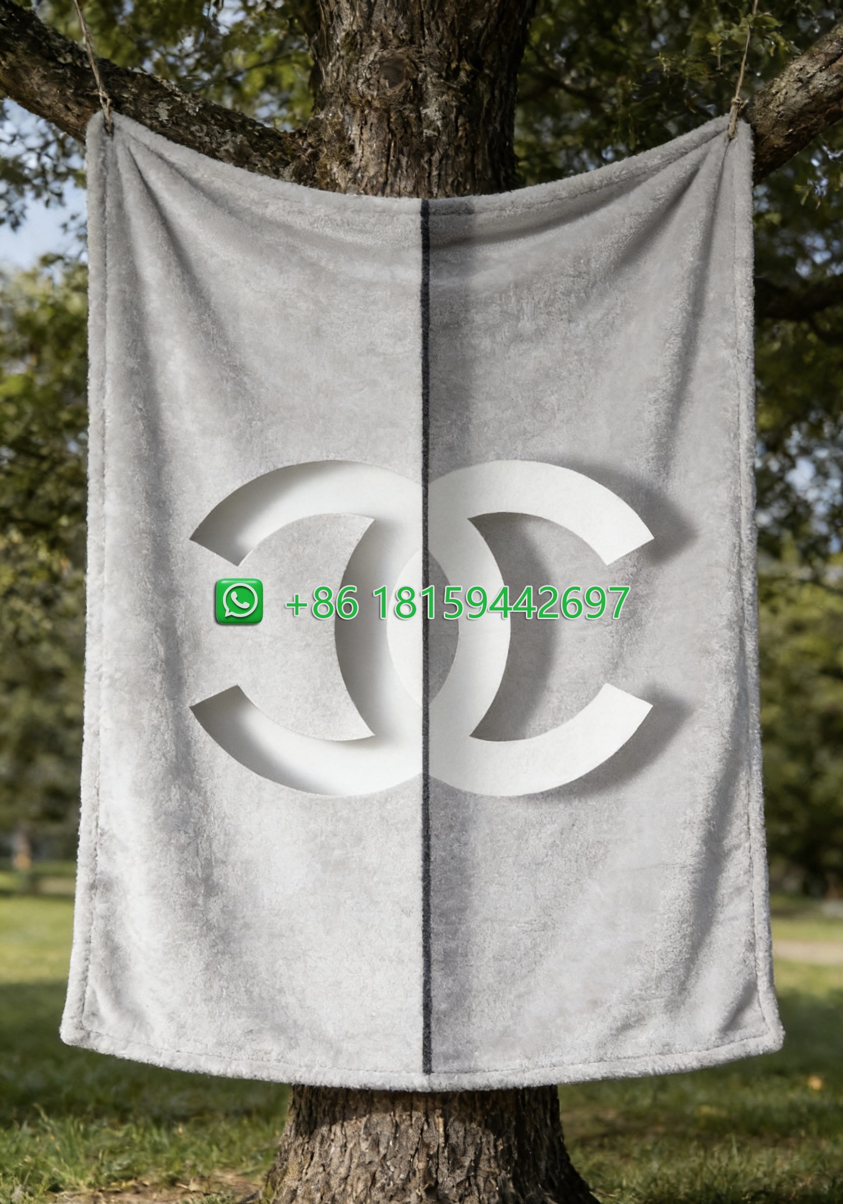 Chanel Throw Blankets